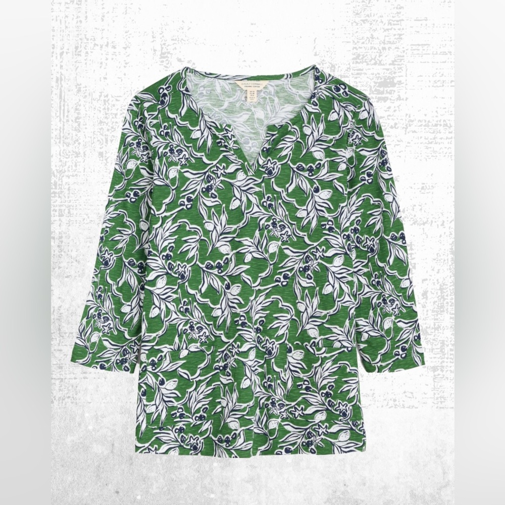Seasalt Cornwall Women's Gypsophilia Top Organic Cotton Tunic Floral 737